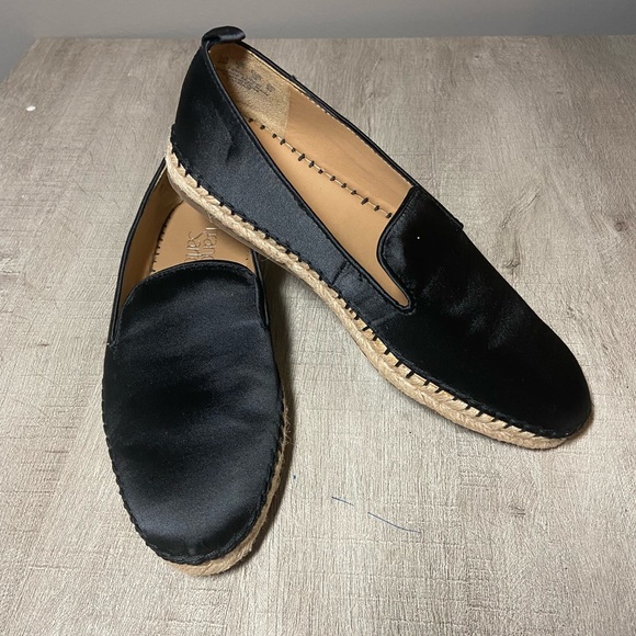 Franco Sarto Shoes - Franco Sarto black loafers with twill base